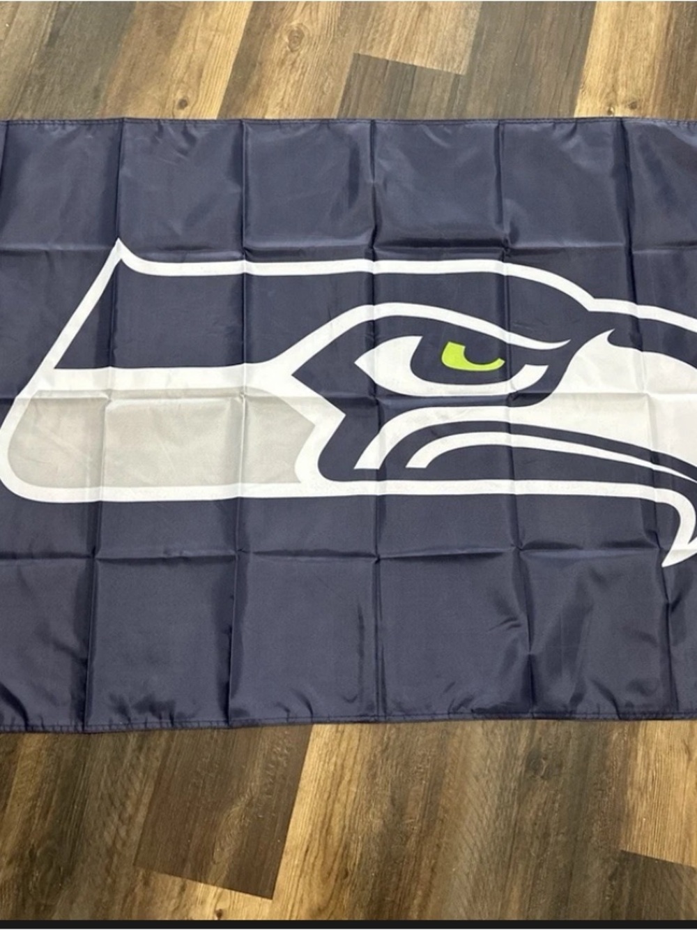 Seattle Seahawks Navy Blue Decorative Throw with Team Logo